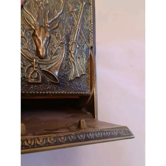 Max Le Verrier Bronze Cigarette Holder/Dispenser RARE